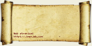 Brnča Dedinac vizit kartica